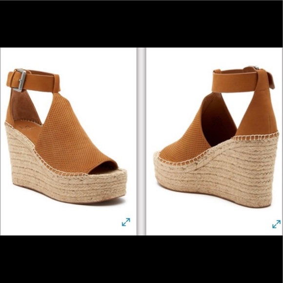 Marc Fisher Shoes - Marc Fisher LTD Annie Perforated Espadrille Wedge